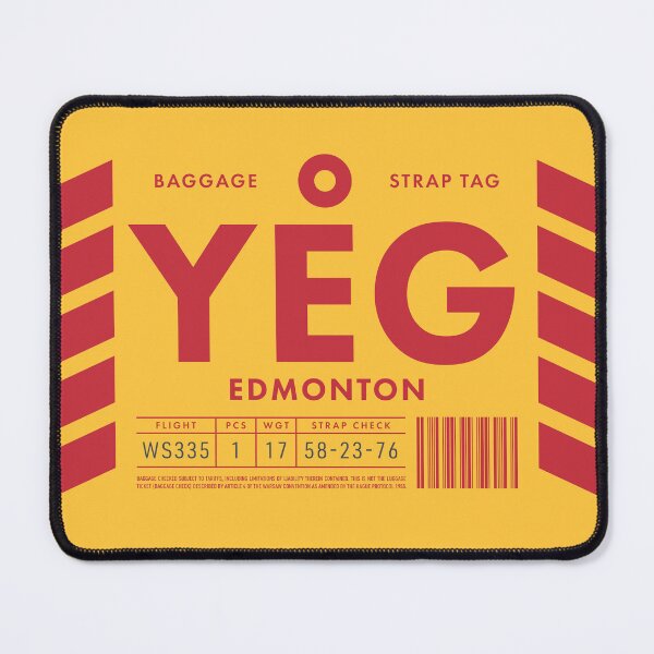 Item preview, Luggage Tag D - YEG Edmonton Canada designed and sold by VoodooCircus.