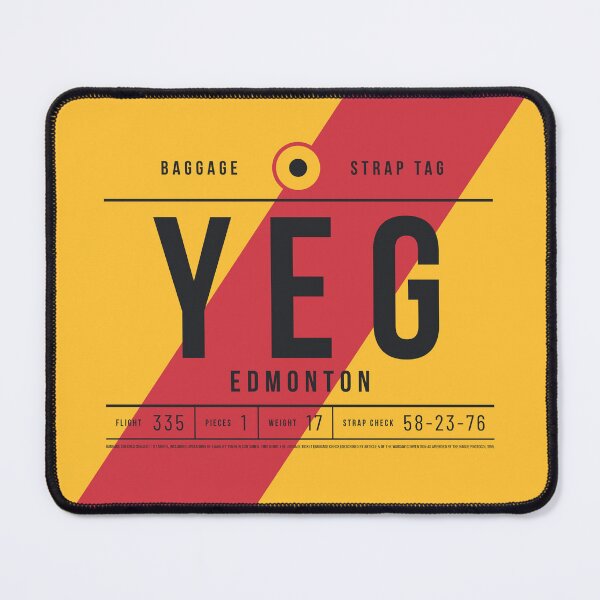 Item preview, Luggage Tag E - YEG Edmonton Canada designed and sold by VoodooCircus.