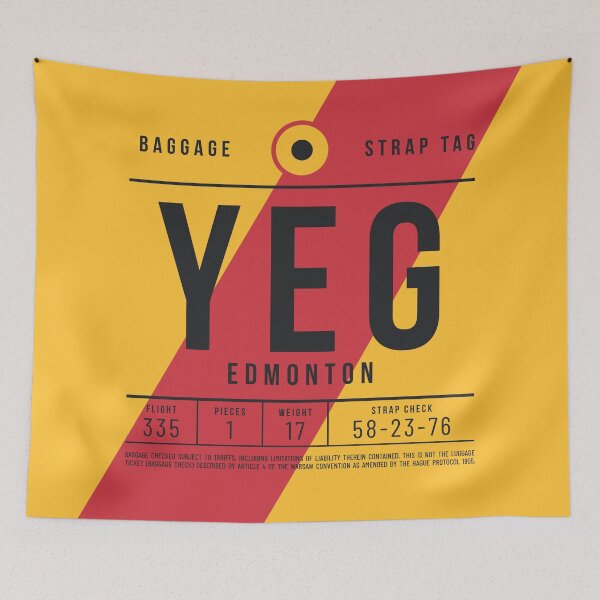 Item preview, Luggage Tag E - YEG Edmonton Canada designed and sold by VoodooCircus.