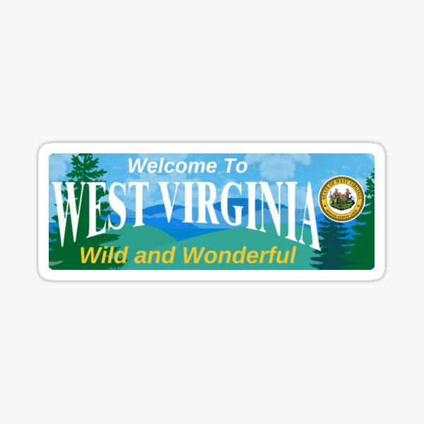 West Virginia Stickers for Sale | Redbubble