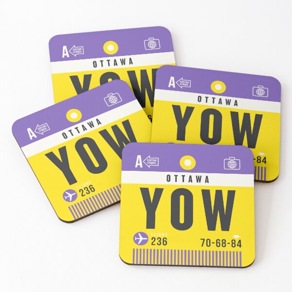 Item preview, Luggage Tag A - YOW Ottawa Canada designed and sold by VoodooCircus.