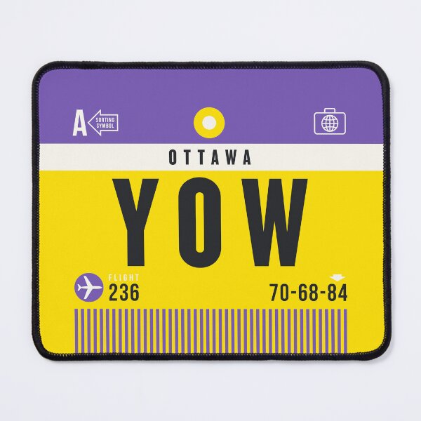 Item preview, Luggage Tag A - YOW Ottawa Canada designed and sold by VoodooCircus.