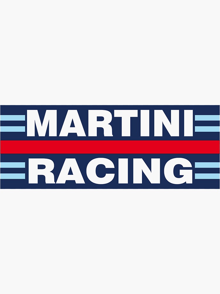 "Martini Racing Blue" Sticker for Sale by Redbubble