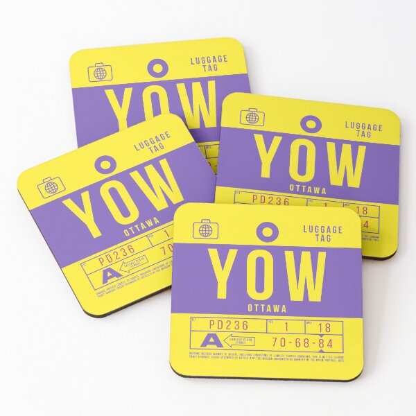 Item preview, Luggage Tag B - YOW Ottawa Canada designed and sold by VoodooCircus.