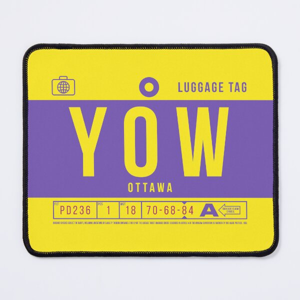 Item preview, Luggage Tag B - YOW Ottawa Canada designed and sold by VoodooCircus.