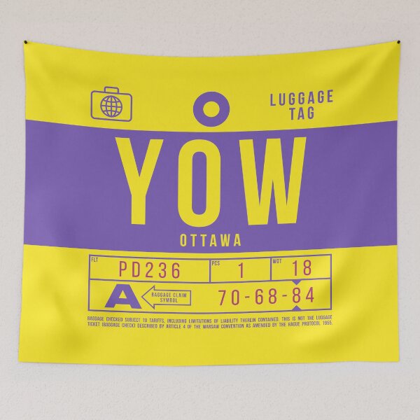 Item preview, Luggage Tag B - YOW Ottawa Canada designed and sold by VoodooCircus.