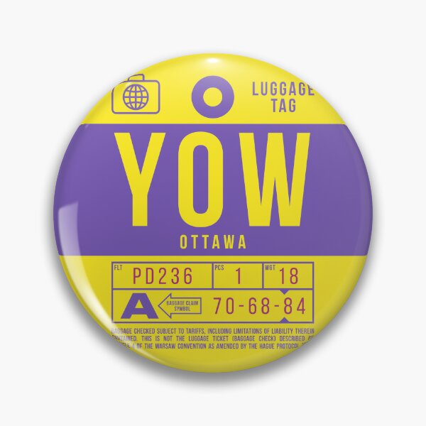 Item preview, Luggage Tag B - YOW Ottawa Canada designed and sold by VoodooCircus.