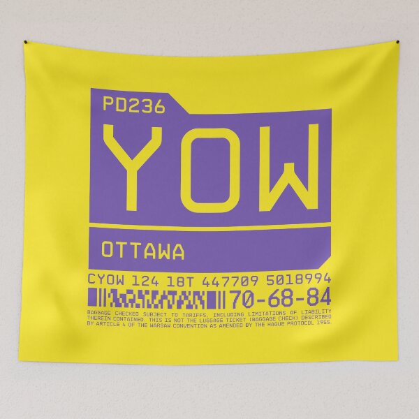 Item preview, Luggage Tag C - YOW Ottawa Canada designed and sold by VoodooCircus.