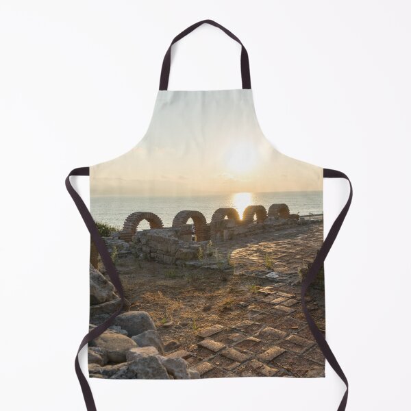 Item preview, Holy Mother of God Eleusa Basilica Ruins - Old Town Nessebar Sunrise designed and sold by Georgia Mizuleva.