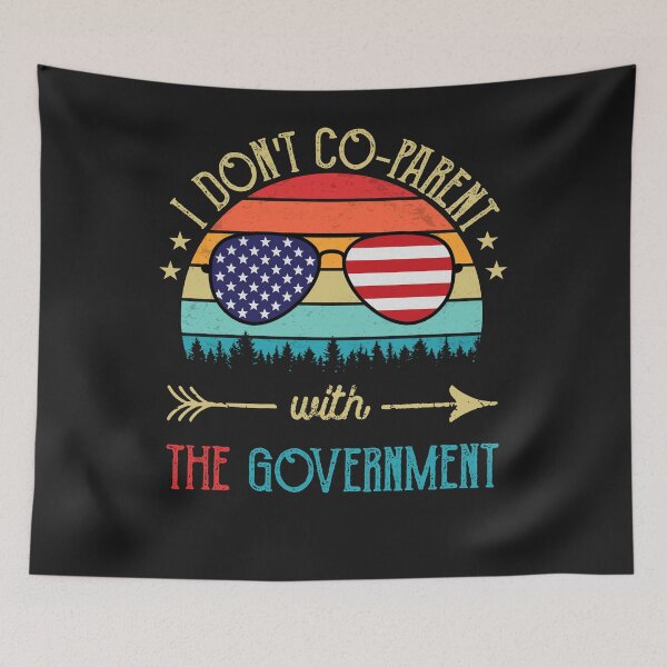 Item preview, Glasses American Flag I Don't Co-Parent With The Government designed and sold by TaraxDoolittle.