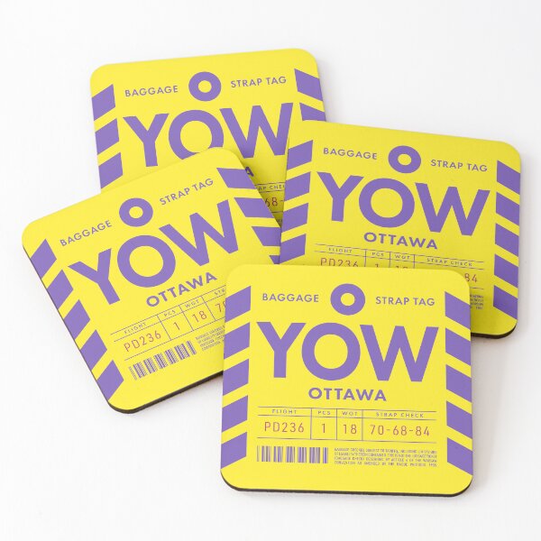 Item preview, Luggage Tag D - YOW Ottawa Canada designed and sold by VoodooCircus.