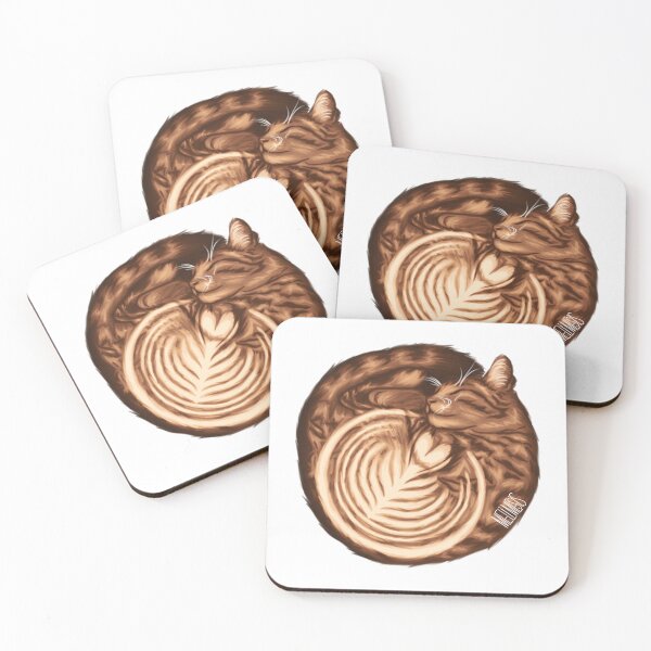 Item preview, Mocha Latte Cat designed and sold by Melimesis.
