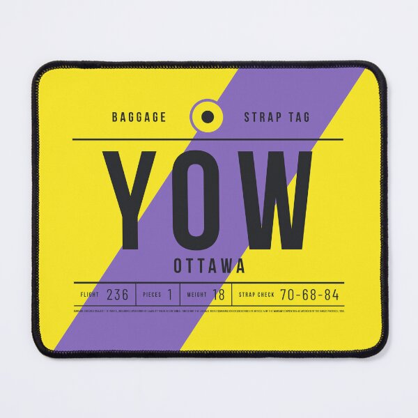 Item preview, Luggage Tag E - YOW Ottawa Canada designed and sold by VoodooCircus.