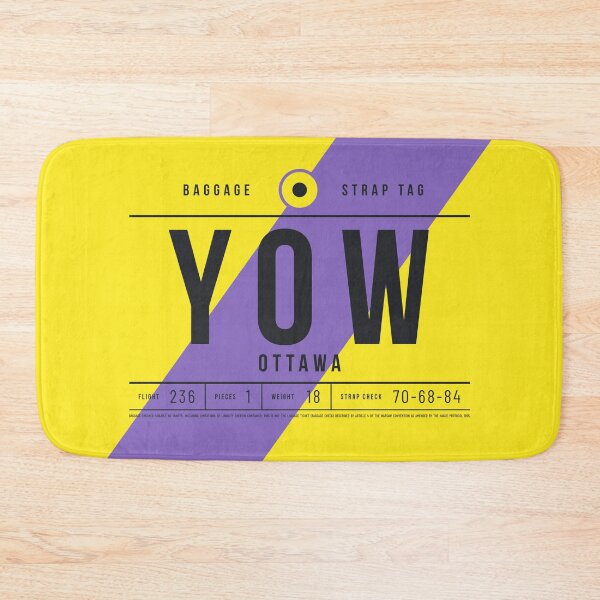 Item preview, Luggage Tag E - YOW Ottawa Canada designed and sold by VoodooCircus.