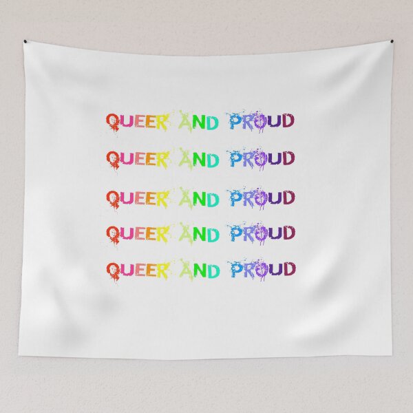 Item preview, Queer and Proud - 2 designed and sold by LittleRedChucks.