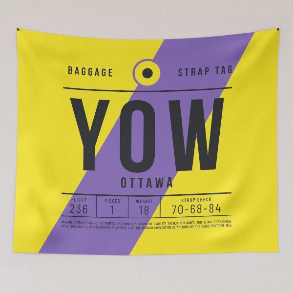 Item preview, Luggage Tag E - YOW Ottawa Canada designed and sold by VoodooCircus.