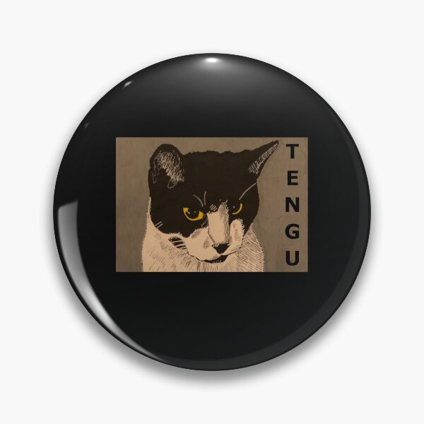 Item preview, Tengu the pet cat is cute and cuddly artwork designed and sold by DMcK Designs.
