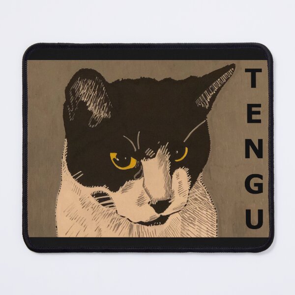 Item preview, Tengu the pet cat is cute and cuddly artwork designed and sold by DMcK Designs.