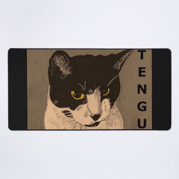 Artikelvorschau, Tengu, die Hauskatze, ist ein süßes und kuscheliges Kunstwerk entworfen und verkauft von DMcK Designs.
