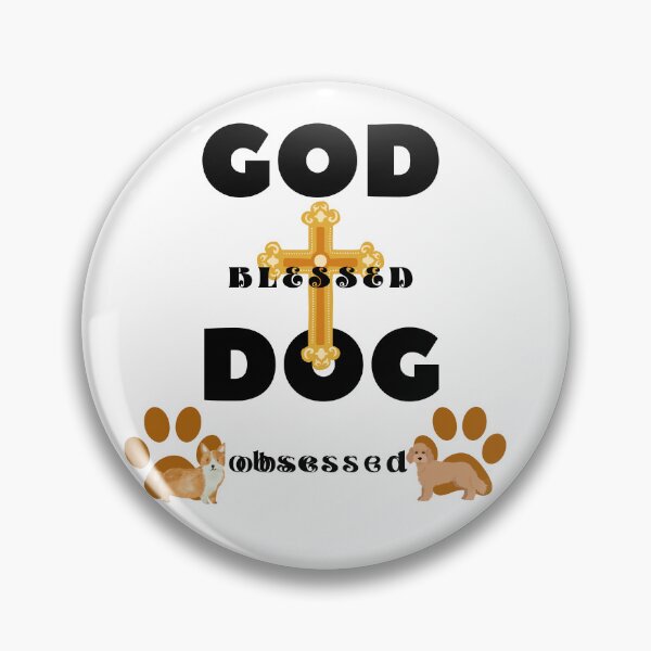 Item preview, God Blessed Dog Obsessed Living Life Loving Christ designed and sold by Darlene Douglas-Jackson.