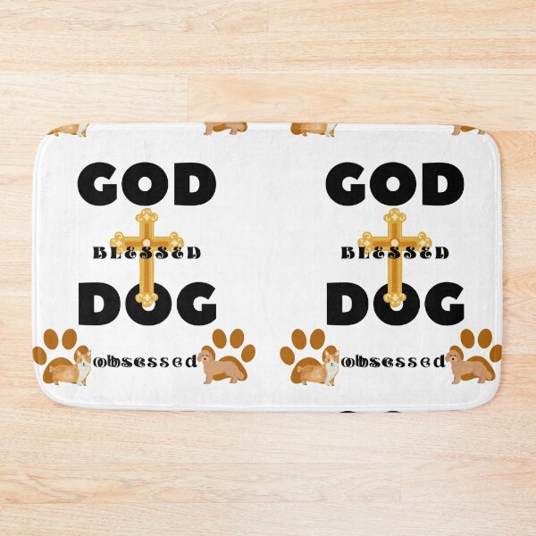 Item preview, God Blessed Dog Obsessed Living Life Loving Christ designed and sold by Darlene Douglas-Jackson.