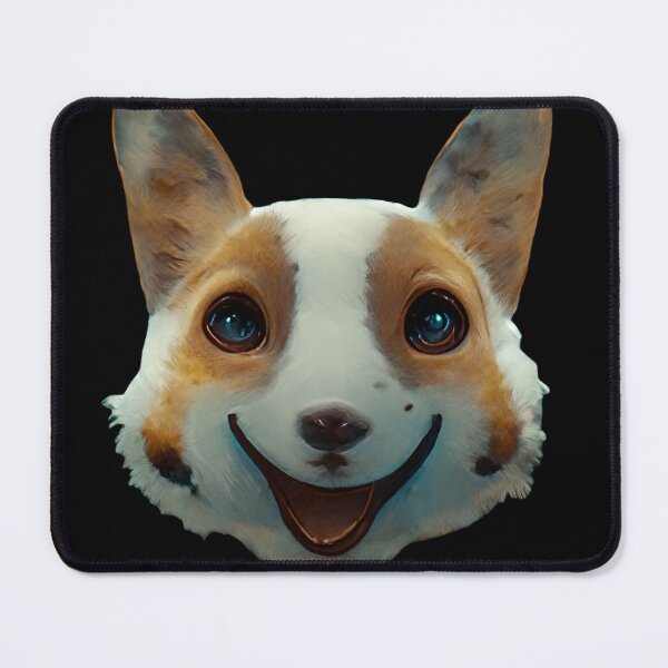 Item preview, Gfab Bfab Gen Ai Corgi Face with Jewelry Design/Art designed and sold by Surrealtrends.