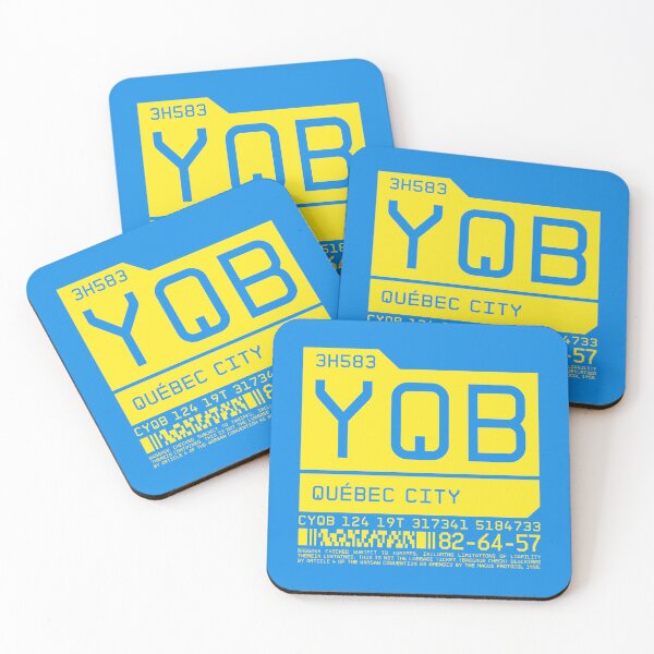 Item preview, Luggage Tag C - YQB Quebec City Canada designed and sold by VoodooCircus.