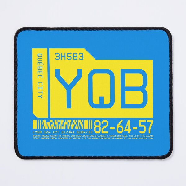Item preview, Luggage Tag C - YQB Quebec City Canada designed and sold by VoodooCircus.
