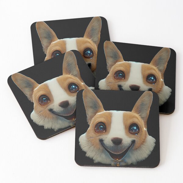Item preview, Gfab Bfab Corgi Face with Jewelry Design/Art designed and sold by Surrealtrends.
