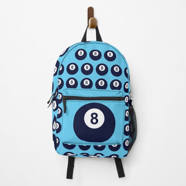 Item preview, 8 Ball Backpack, Cute Billard Bag, Cute backpack for school designed and sold by zidfih.