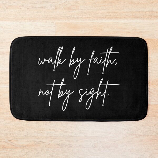 Item preview, Walk By Faith Not By Sight 2 Corinthians 5:7 Christianity Quote designed and sold by allysmar.