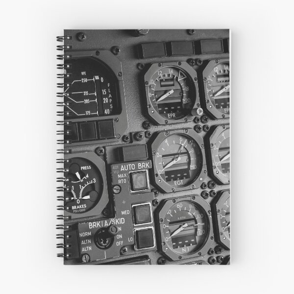 Item preview, AVIATION #23 - Cockpit Panel in Black & White designed and sold by DEL-Productions.