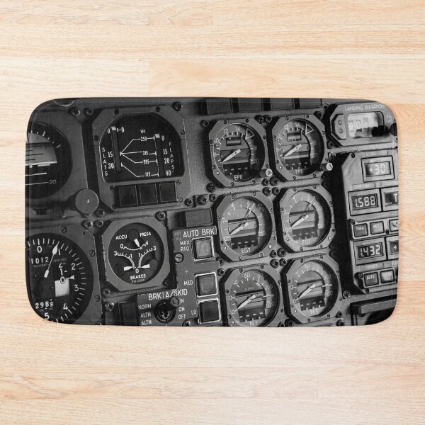 Item preview, AVIATION #23 - Cockpit Panel in Black & White designed and sold by DEL-Productions.