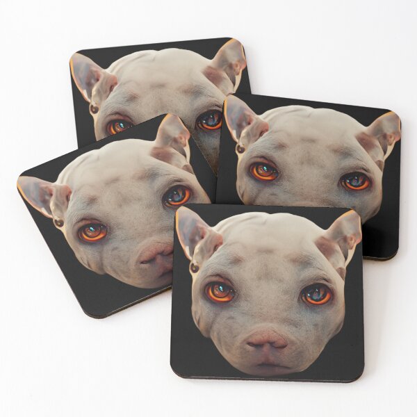 Item preview, Gfab Bfab Pitbull happy Face with Jewelry Design/Art designed and sold by Surrealtrends.