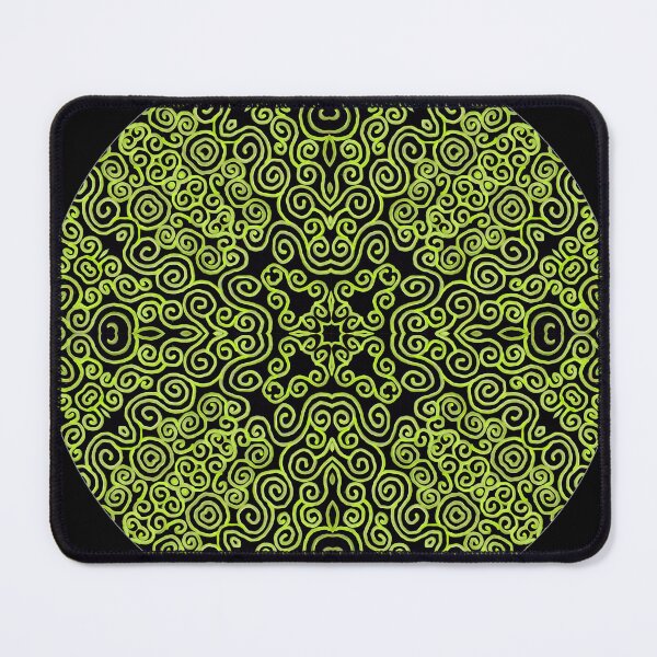 Item preview, circle of green swirls designed and sold by chambergambit.