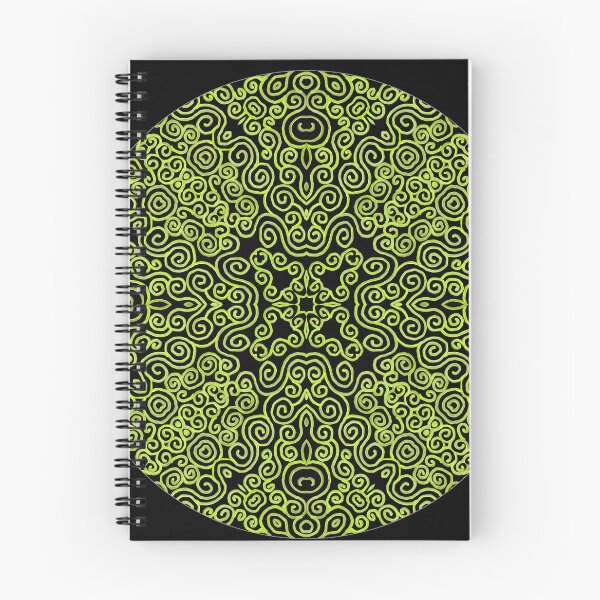 Item preview, circle of green swirls designed and sold by chambergambit.