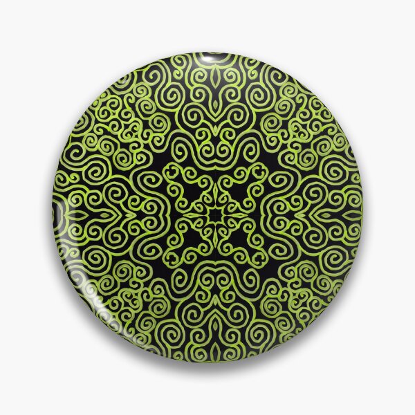 Item preview, circle of green swirls designed and sold by chambergambit.