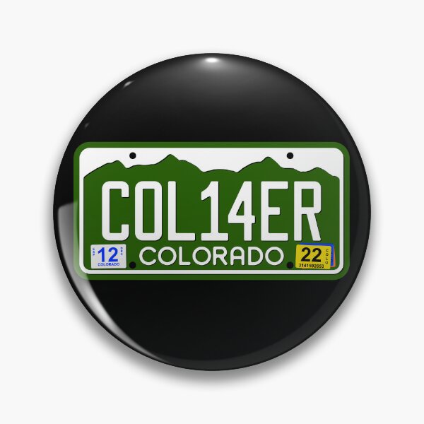 Item preview, Colorado License Plate Fourteener - COL14ER designed and sold by RonTo.