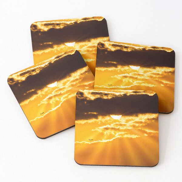 Item preview, AVIATION #21 - Airliner Flying Through Golden Sun Rays designed and sold by DEL-Productions.