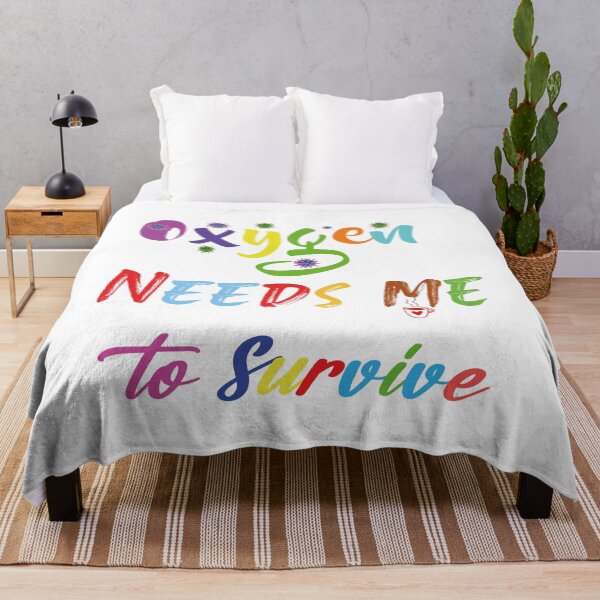 Item preview, oxygen needs me to survive "sarcasm" designed and sold by Yassineznaguy.