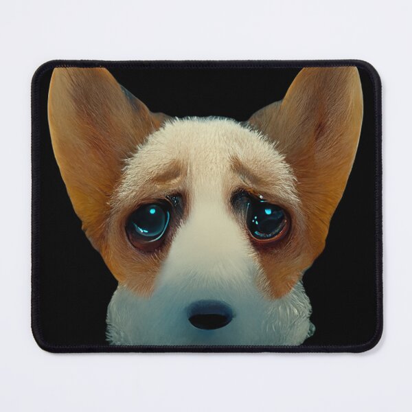 Item preview, Gfab Bfab Sad Corgi Face with Jewelry Design/Art designed and sold by Surrealtrends.