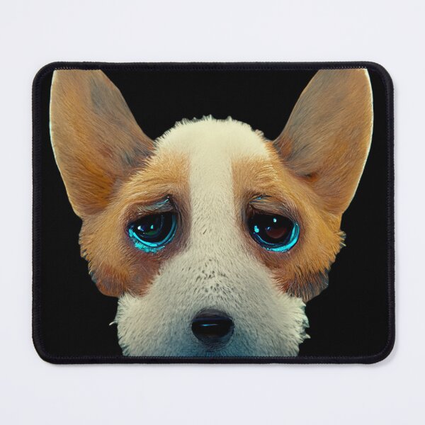 Item preview, Gfab Bfab Sad Corgi Face with Jewelry Design/Art designed and sold by Surrealtrends.