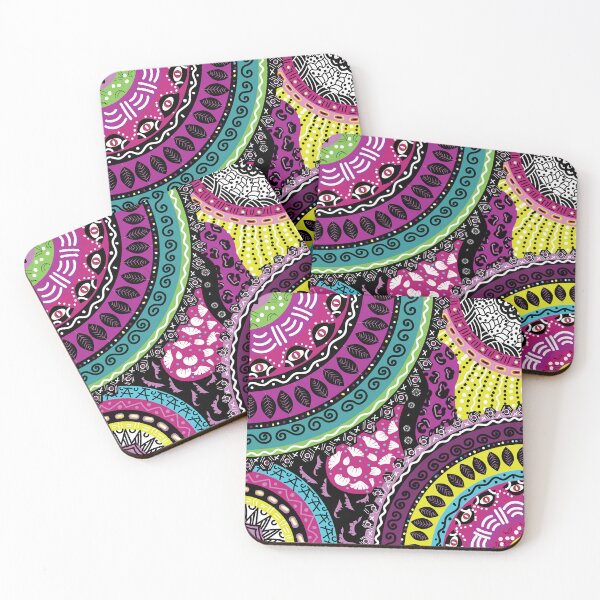 Item preview, Colorful Tribal Hippie pattern in vibrant color and unique design. designed and sold by Thilaniz.