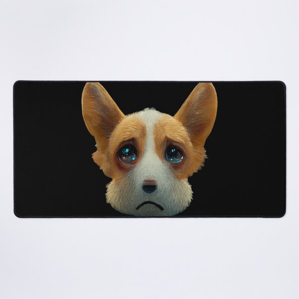 Item preview, Gfab Bfab Sad Corgi Face with Jewelry Design/Art designed and sold by Surrealtrends.