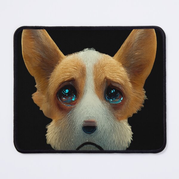 Item preview, Gfab Bfab Sad Corgi Face with Jewelry Design/Art designed and sold by Surrealtrends.