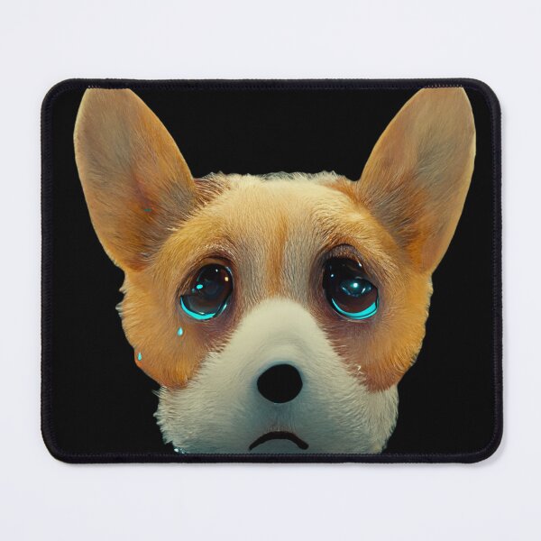 Item preview, Gfab Bfab Sad Corgi Face with Jewelry Design/Art designed and sold by Surrealtrends.