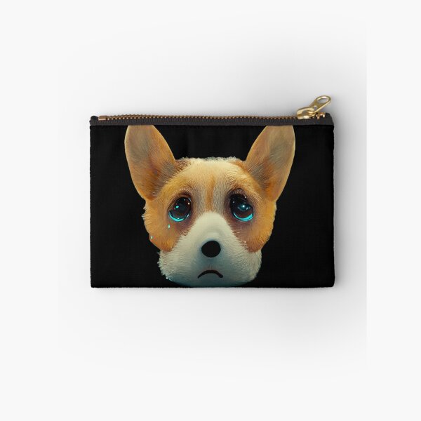 Item preview, Gfab Bfab Sad Corgi Face with Jewelry Design/Art designed and sold by Surrealtrends.
