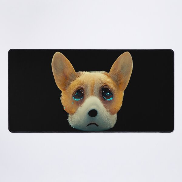 Item preview, Gfab Bfab Sad Corgi Face with Jewelry Design/Art designed and sold by Surrealtrends.