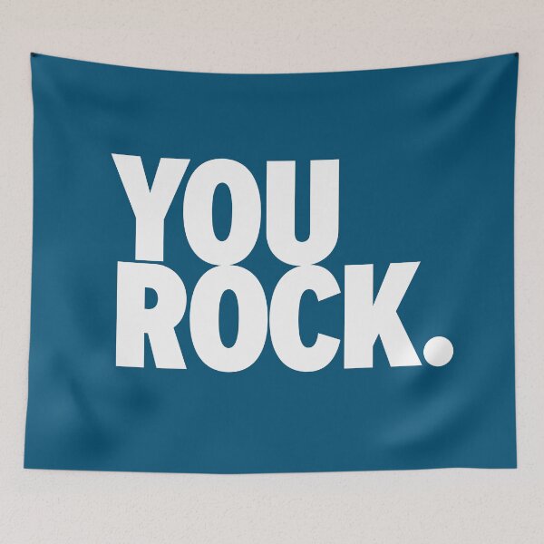 Item preview, You Rock Teal designed and sold by ThinkFun! Design.