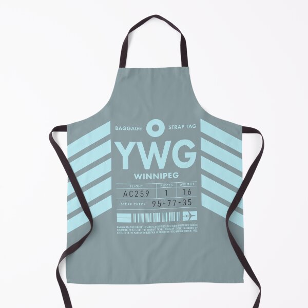 Item preview, Luggage Tag D - YWG Winnipeg Canada designed and sold by VoodooCircus.